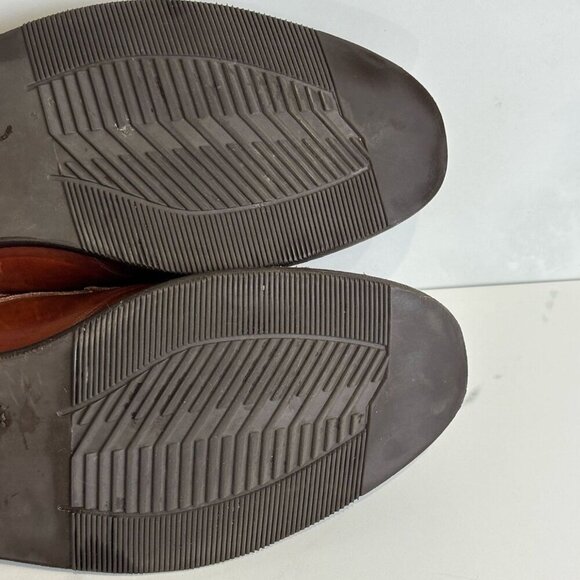 Allen Edmonds Men Split Toe Leather Lace Up Shoes Brown Size 11 - Picture 4 of 11